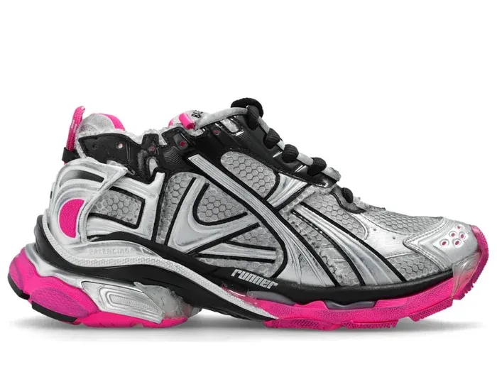 BB RUNNERS 2 - GREY W/ PINK