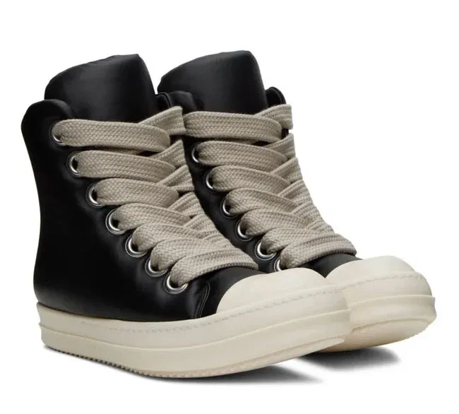 RO - THICK BLACK JUMBO LACE HIGH TOP