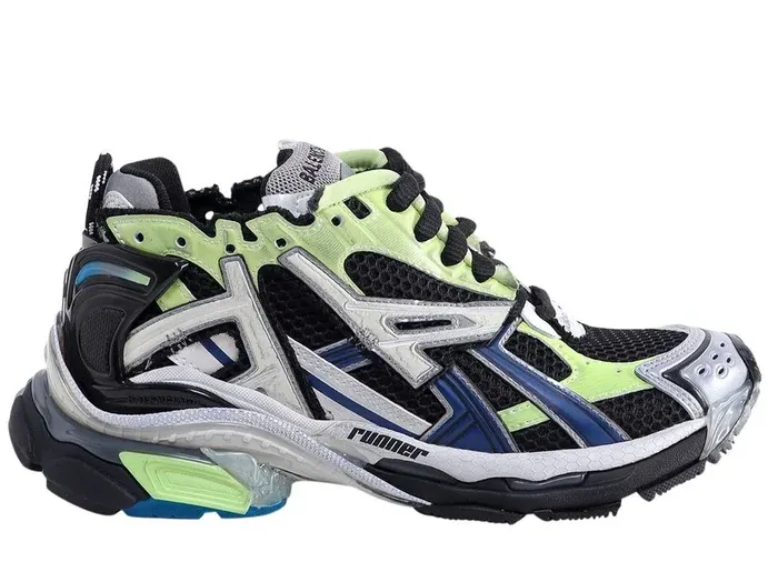 BB RUNNERS - LIGHT GREEN/SILVER&amp;BLUE