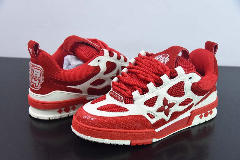 LV SKATE - RED &amp; WHITE