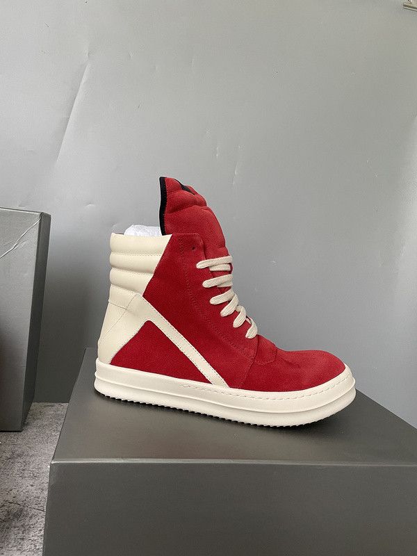 RO - RED SUEDE GEO