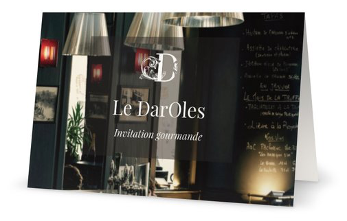 Invitation Gourmande "MENU PLAISIR" Invitation Gourmande "MENU PLAISIR"
