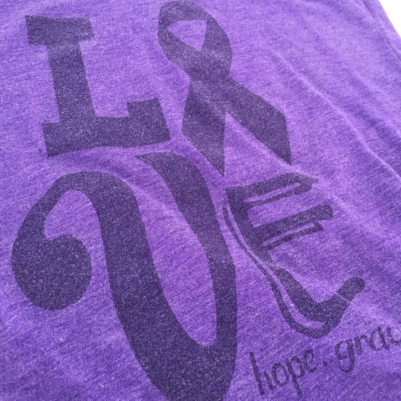 Ladies Racerback Tank Love Hope Grace