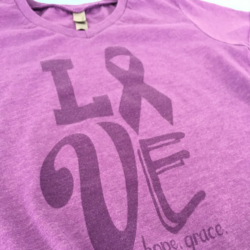 Youth Girls V-neck Love Hope Grace