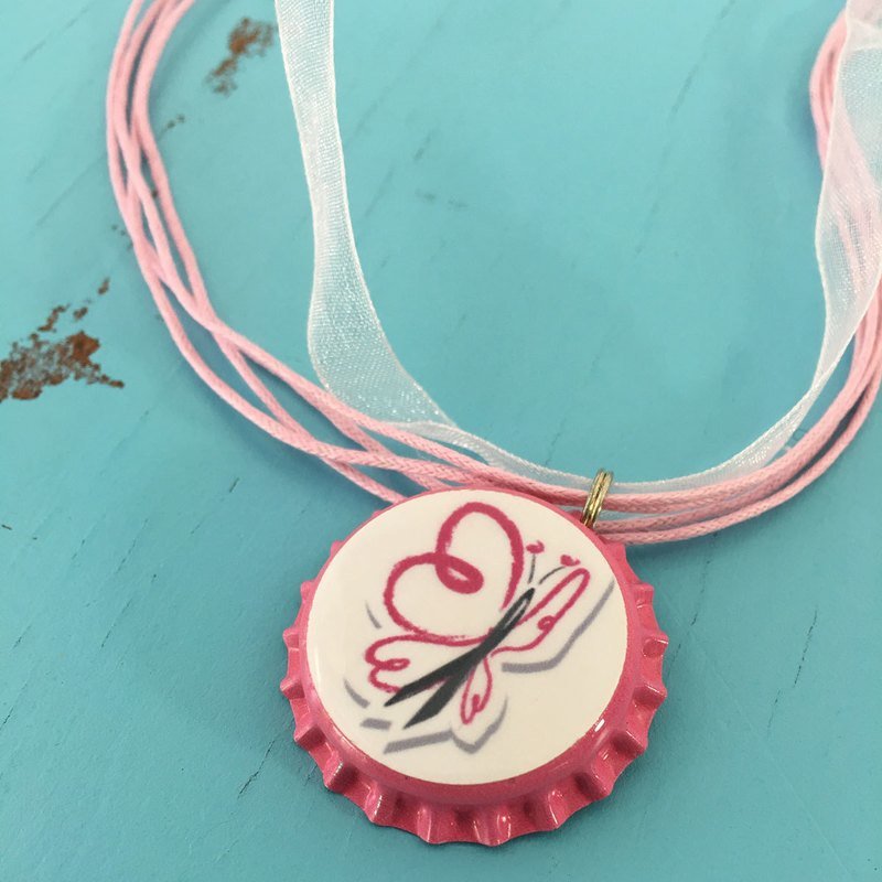 Custom “Bottle cap” Necklace