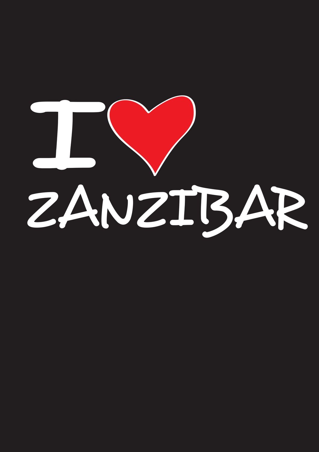 I Love ZNZ Men's