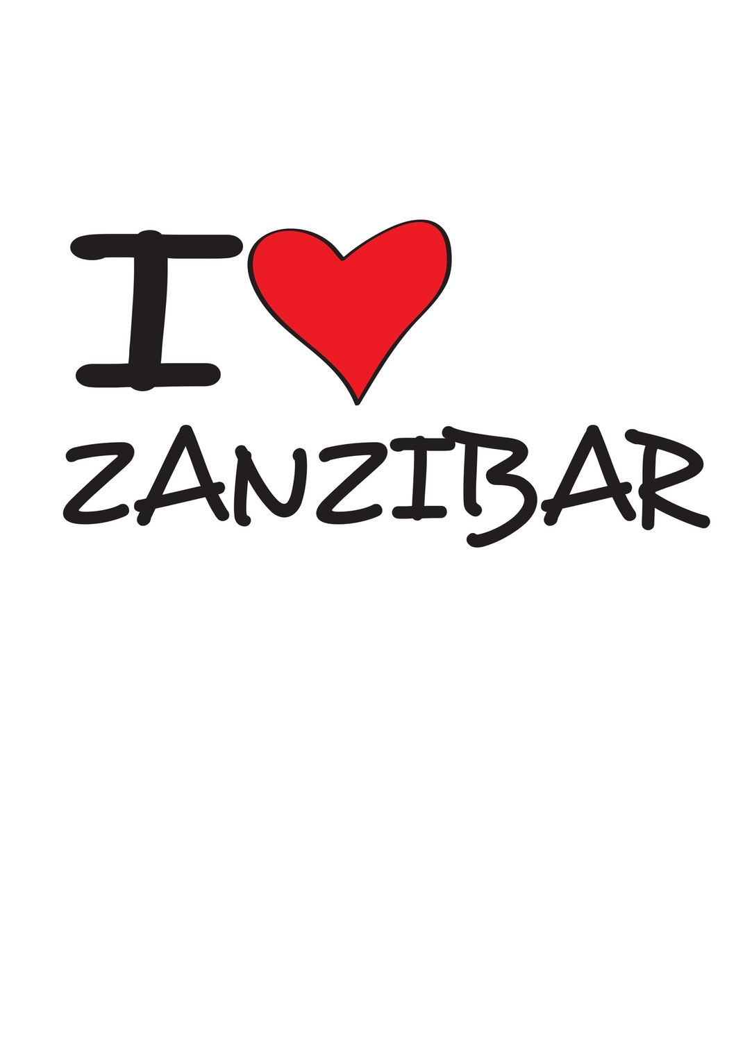 I Love ZNZ Women's
