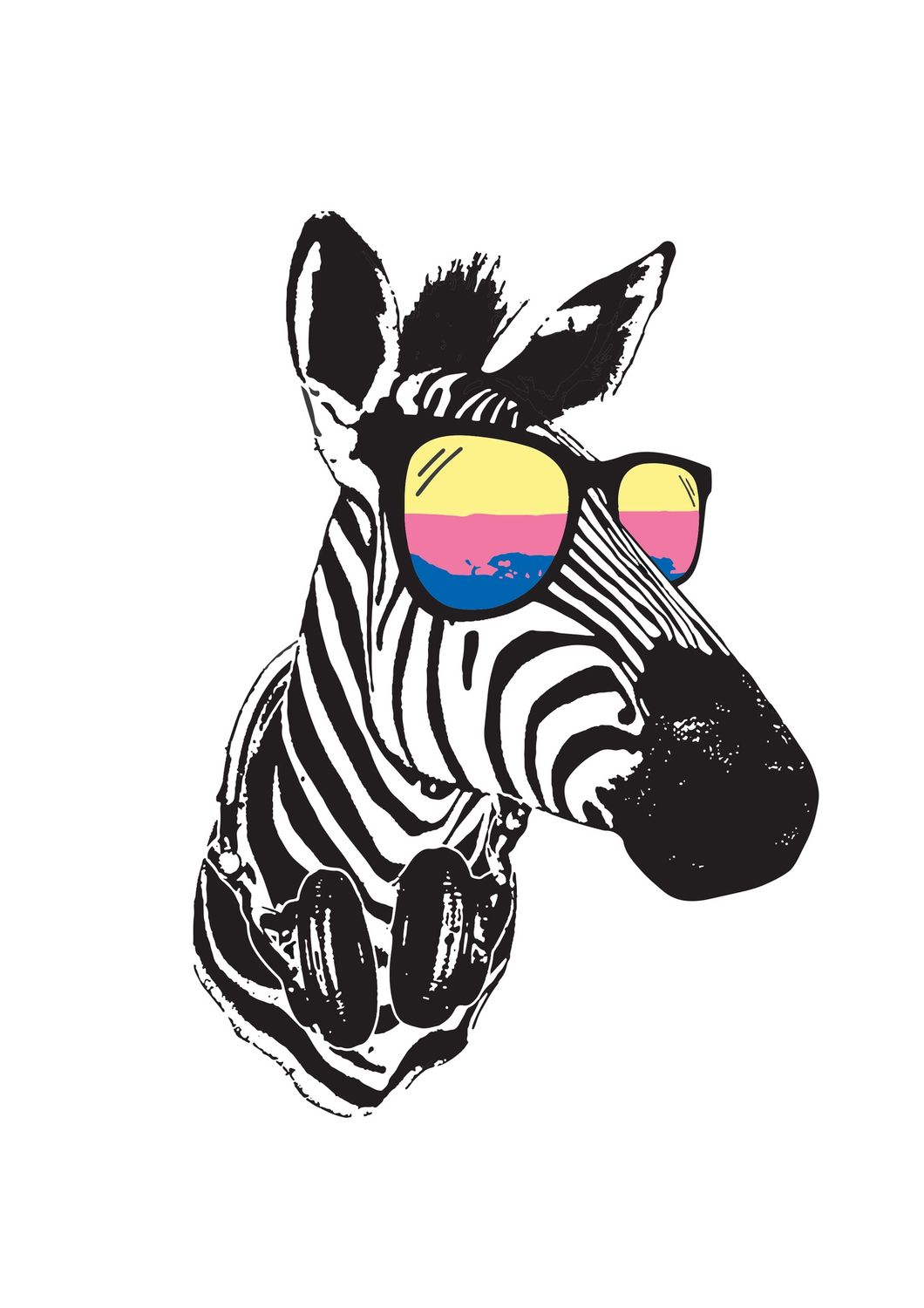 Zebra Glass Men