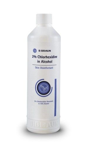 BBraun Chlorhexidine 2% in alcohol (500ml)