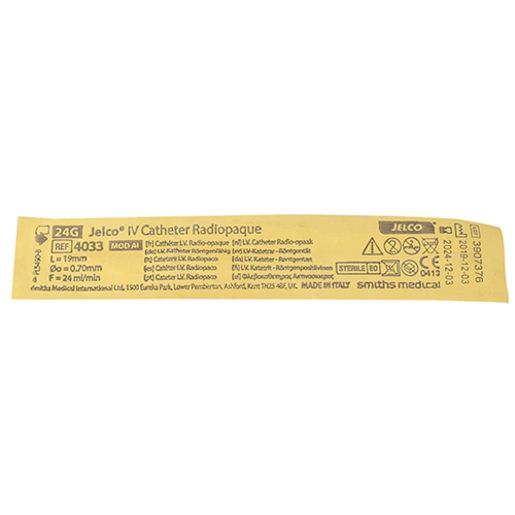 Jelco 24g Yellow (each)