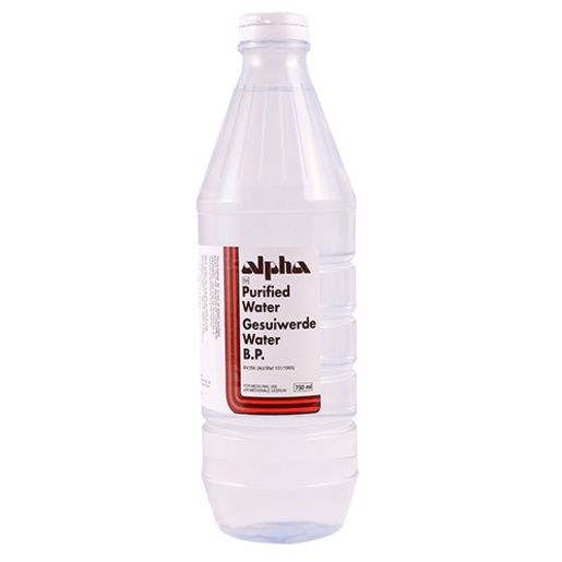 Alpha Purified water 750ml (each)