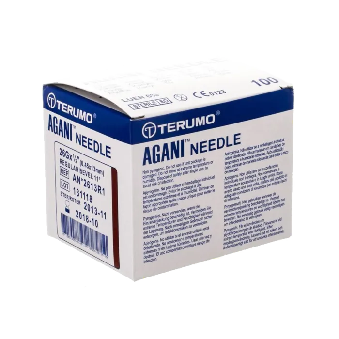 Needle Hypodermic 26g x 13mm Terumo (100)