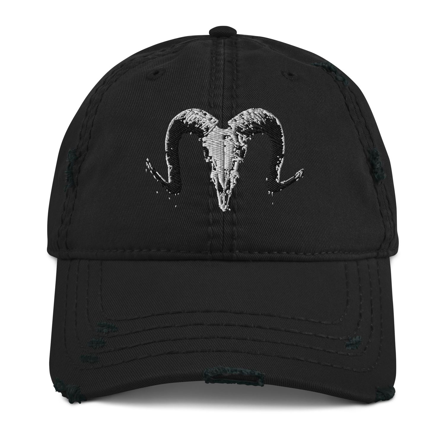 JUP Ram Logo Distressed Dad Hat