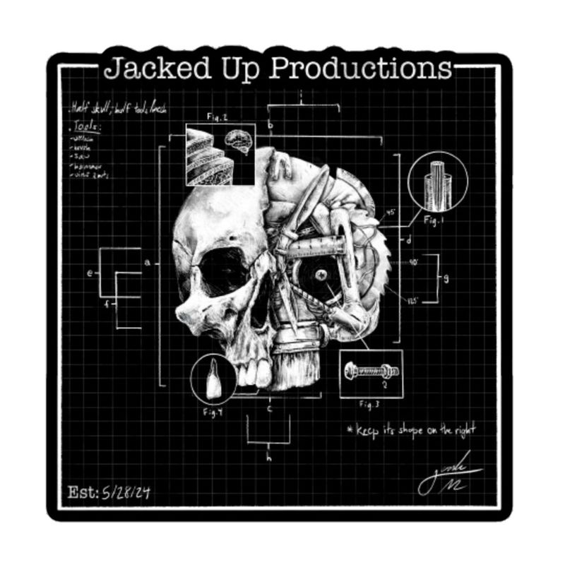 JUP Schematic Bubble-free stickers