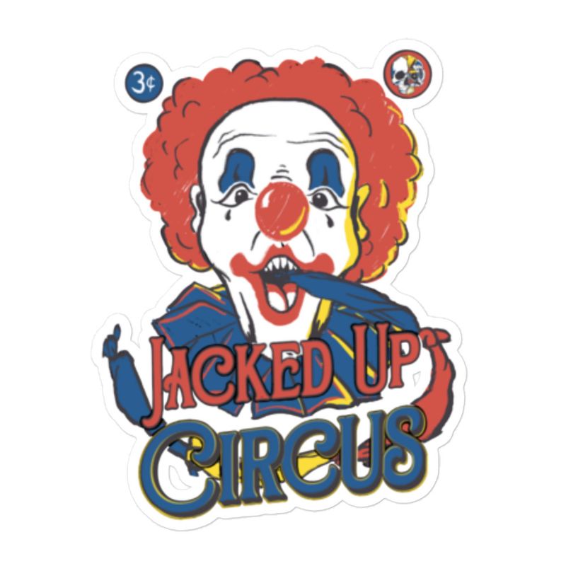 JUCircus Bubble-free stickers