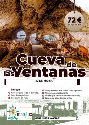 Excursión a la Cueva de las Ventanas (Piñar) - 22 de Marzo