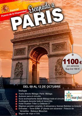 Escapada a París: Puente de la Hispanidad