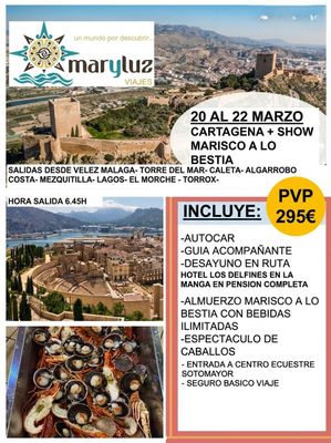 Marisco a lo Bestia": Cartagena (20-22 Marzo)