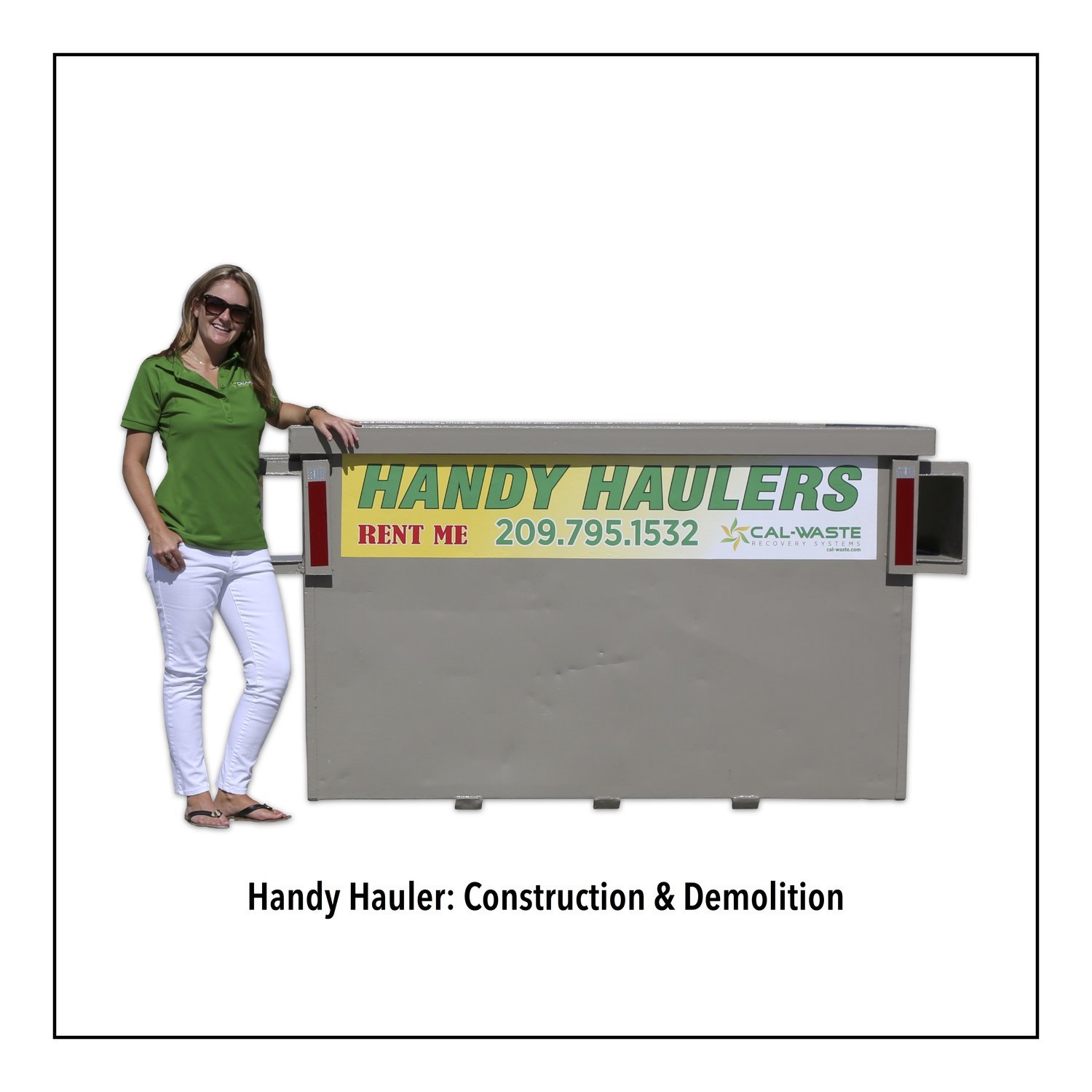 3.5 Cubic Yard Handy Hauler - Construction & Demolition - Available in Angels Camp