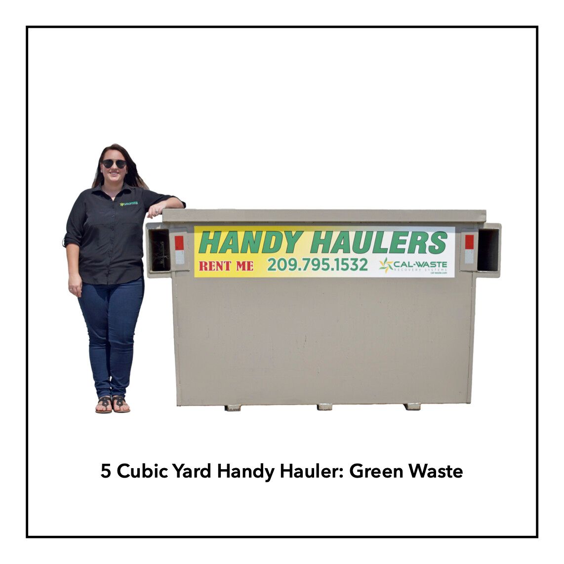 5 Cubic Yard Handy Hauler - Green Waste - Sonora