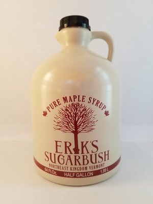 1/2 Gallon of Organic Vermont Maple Syrup- Amber Rich