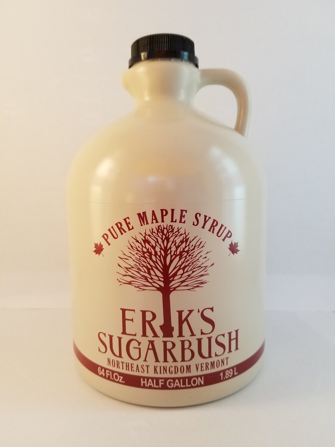 1/2 Gallon of Organic Vermont Maple Syrup- Dark Robust