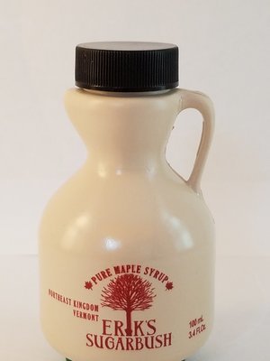 3.4oz (100ml) Organic Vermont Maple Syrup - Golden