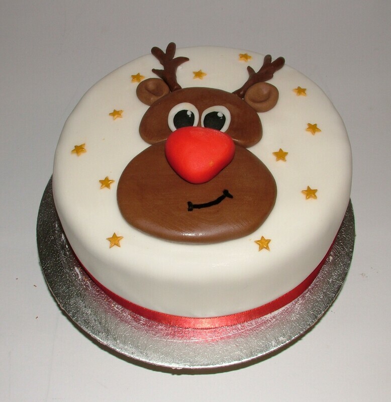 Festive Reindeer Cake