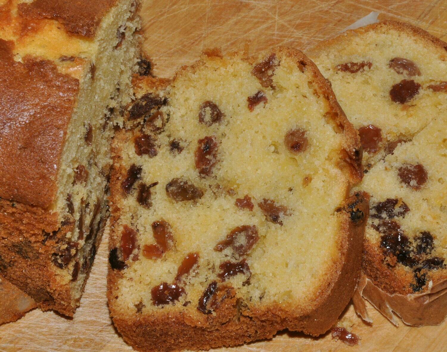 Large Butter Sultana Cake
