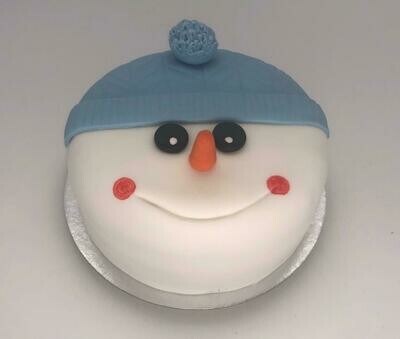 Festive Snowman Cake