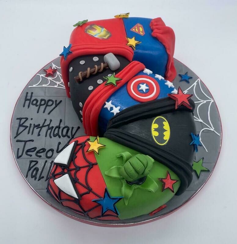 Super Hero Figure Cake