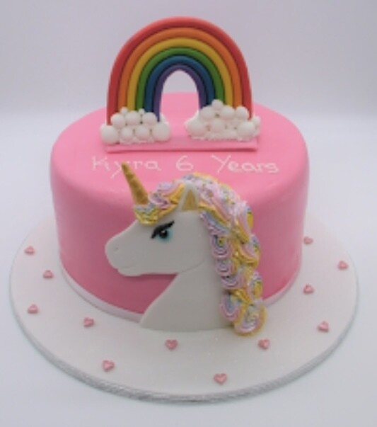 Pink Unicorn Cake