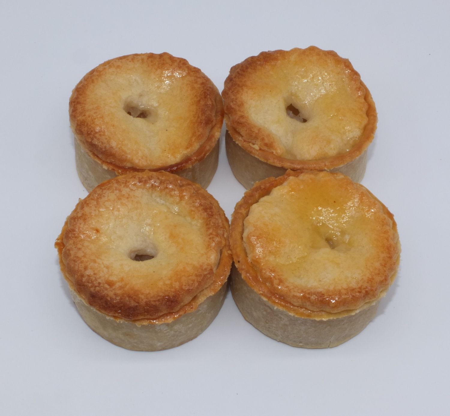 2 Shell Apple and 2 Shell Rhubarb Tarts