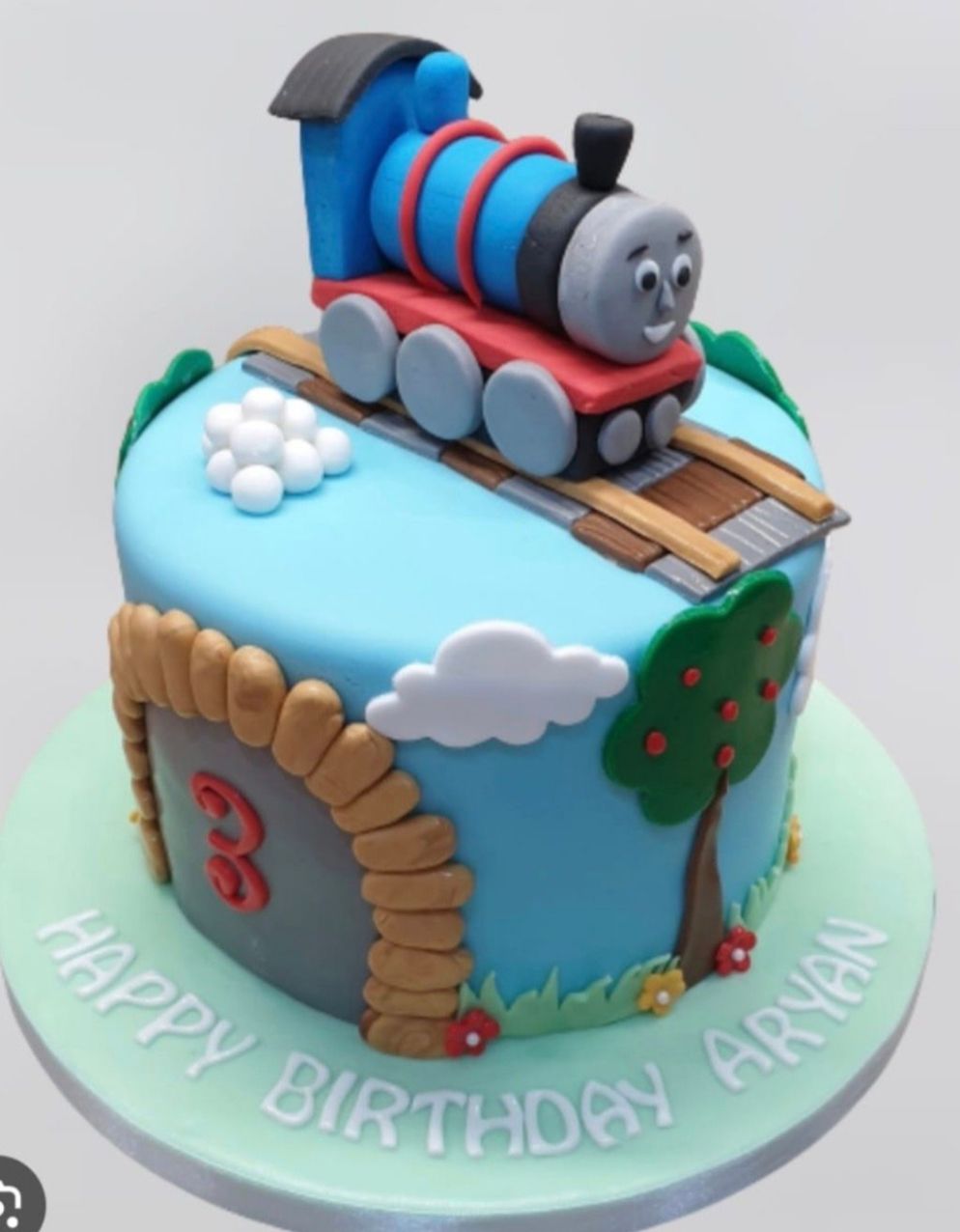 Thomas Tank - 3 layer cake