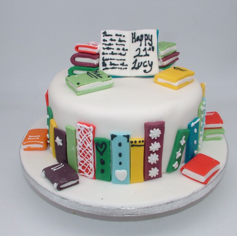 Library theme Cake