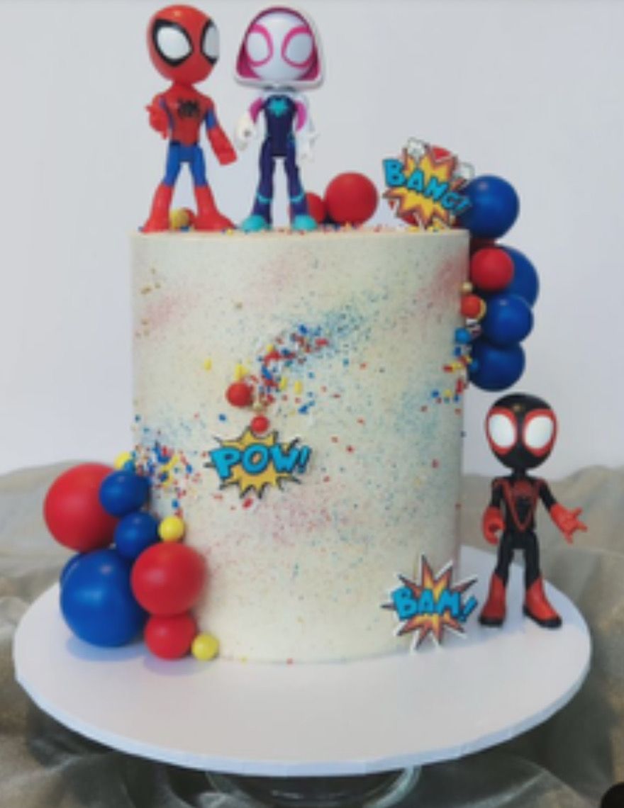Spider-Man Cake Tower