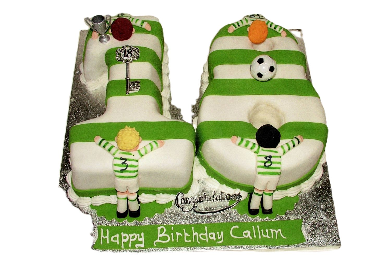 Football Themed  Figure  Cake