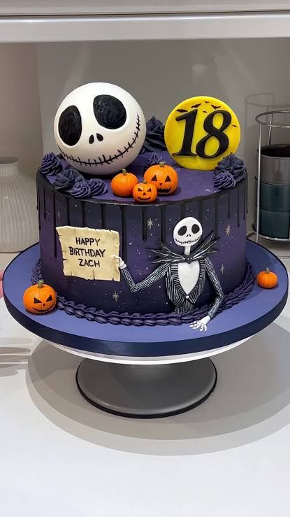Nightmare Before Christmas Cake