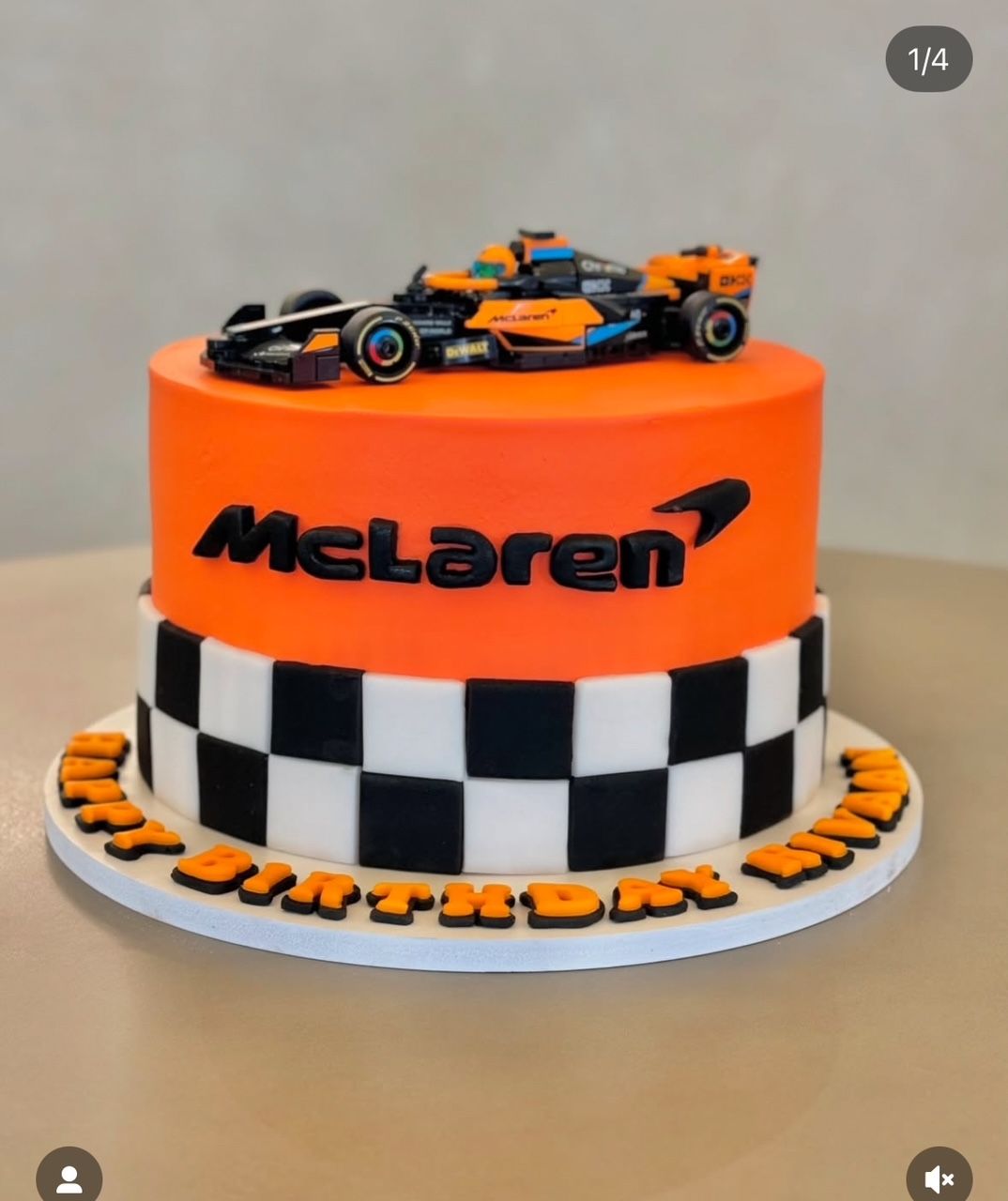 McLaren Cake