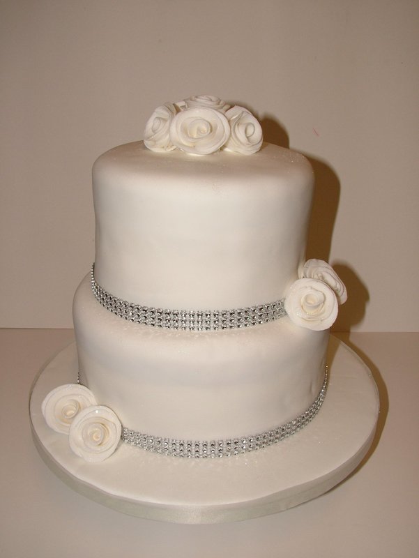 Two Tier Cake with 3 layers in Each Tier