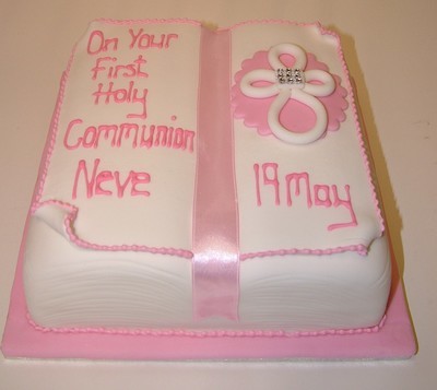 First Communion Bible Cake