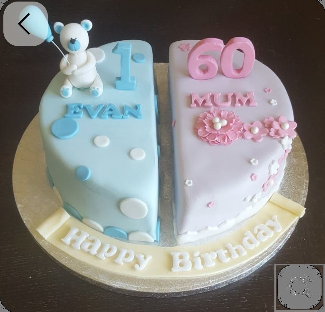 Half and Half Cake
