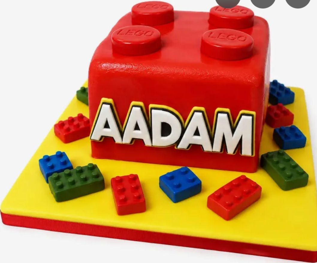 Lego Block Cake