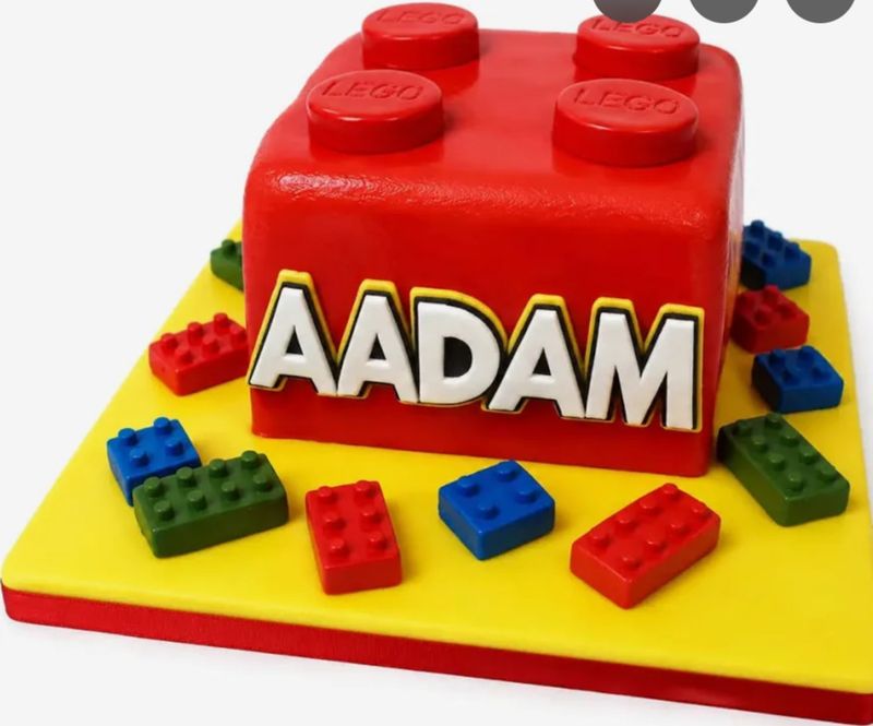 Lego Block Cake