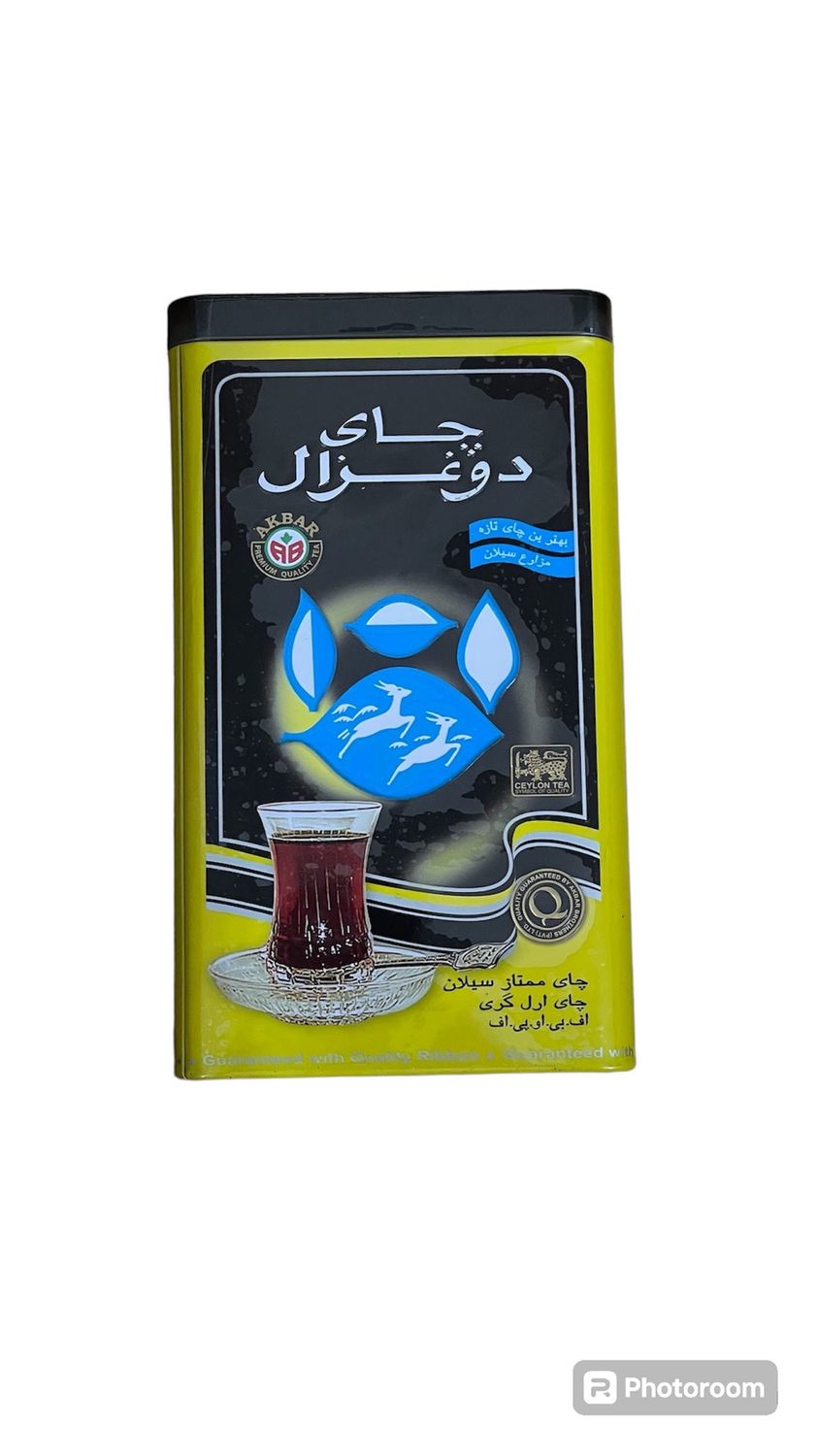 شاي الغزالين ايرل جراي 450 قرام مع هديه ملعقه