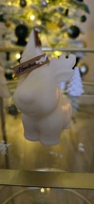Cute Rudolph Candle