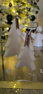 Large Origami Christmas Tree Candle