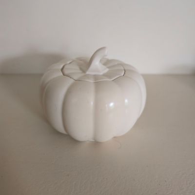 Pumpkin Candle Jar with lid