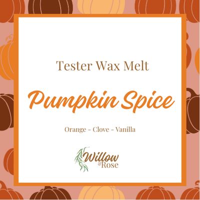 Pumpkin Spice  Wax Melt Tester