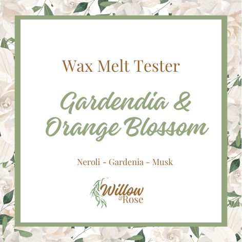 Gardenia and Orange Blossom Wax Melt Tester